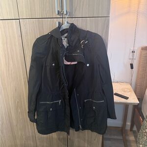 Burberry Brit black rain coat/ jacket